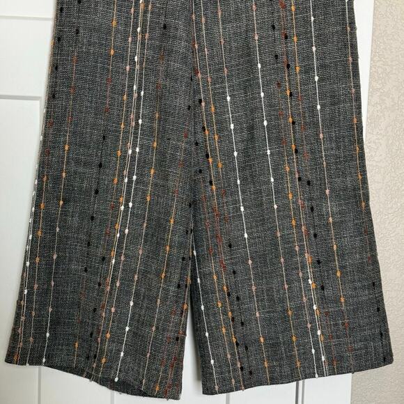 Anthropologie Eva Franco Wide Leg Pants Gray High-Rise Women's Small - Picture 7 of 10
